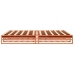 Cama sin colchón madera maciza de pino marrón cera 200x200 cm