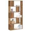 vidaXL Librería de 5 niveles madera roble artesanal 80,5x23,5x162,5 cm