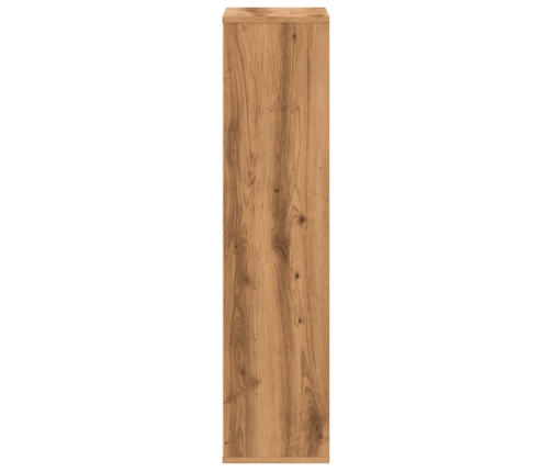 Estantería de madera de ingeniería roble artesano 50x25x105 cm