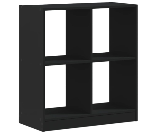 vidaXL Estantería de madera de ingeniería negra 68,5x32x75 cm