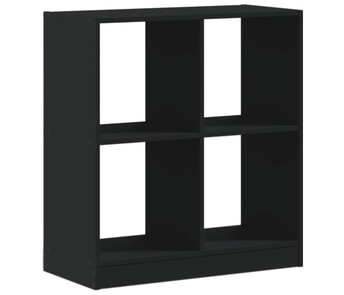 vidaXL Estantería de madera de ingeniería negra 68,5x32x75 cm