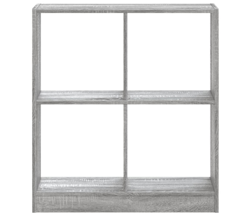 Estantería de madera de ingeniería gris Sonoma 68,5x32x75 cm