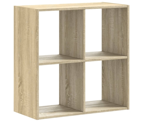 Estantería madera de ingeniería roble Sonoma 68,5x32x68,5 cm