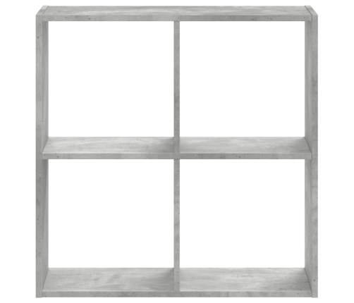 Estantería madera de ingeniería gris hormigón 68,5x32x68,5 cm