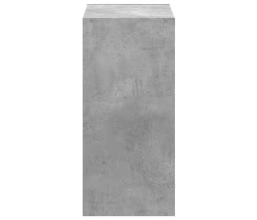 Estantería madera de ingeniería gris hormigón 68,5x32x68,5 cm