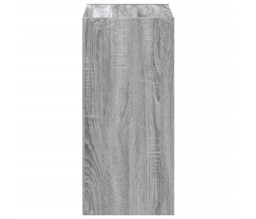 Estantería de madera de ingeniería gris Sonoma 68,5x32x68,5 cm