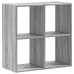 Estantería de madera de ingeniería gris Sonoma 68,5x32x68,5 cm