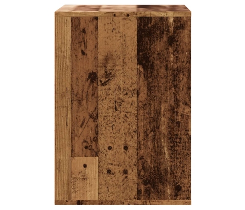 Cajonera de esquina madera ingeniería roble viejo 60x41x58 cm