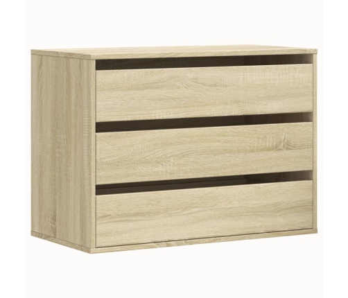 Cajonera de esquina madera ingeniería roble Sonoma 80x41x58 cm