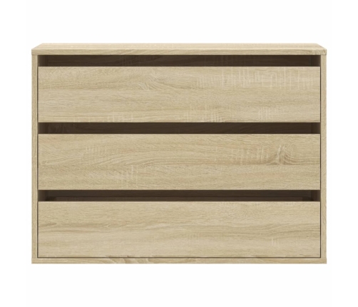 Cajonera de esquina madera ingeniería roble Sonoma 80x41x58 cm