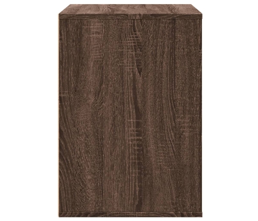 Cajonera de esquina madera ingeniería marrón roble 80x41x58 cm