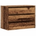 Cajonera de esquina madera de ingeniería envejecida 80x41x58 cm