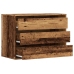 Cajonera de esquina madera de ingeniería envejecida 80x41x58 cm