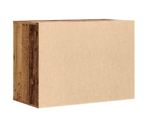 Cajonera de esquina madera de ingeniería envejecida 80x41x58 cm