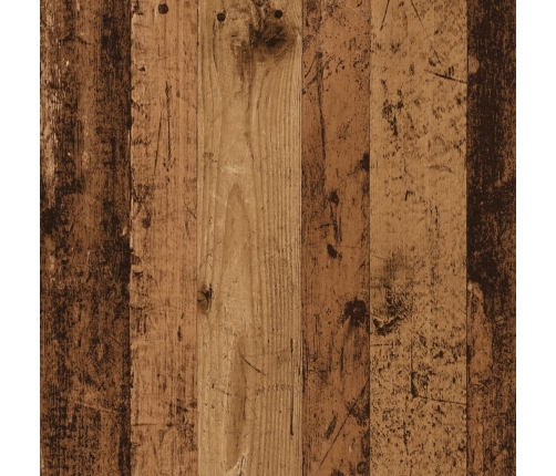 Cajonera de esquina madera de ingeniería envejecida 80x41x58 cm