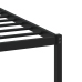 vidaXL Estructura de cama con cabecero metal roble ahumado 183x213 cm