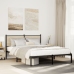 Estructura de cama sin colchón metal roble Sonoma 140x200 cm