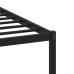 Estructura de cama sin colchón metal roble Sonoma 140x200 cm