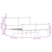 Estructura de cama sin colchón metal roble Sonoma 137x190 cm