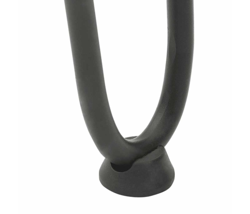 Patas de mesa tipo horquilla 4 uds acero macizo antracita 20 cm