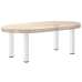 Patas para mesa de centro 4 uds acero blanco 30-32 cm