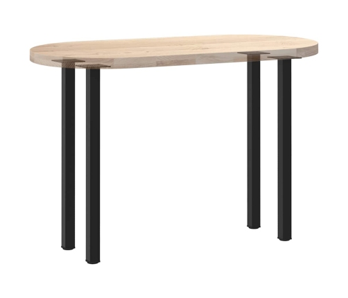 Patas para mesa de centro 4 uds acero negro 72-74 cm