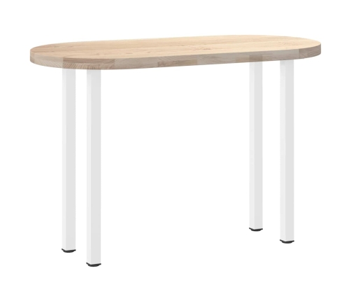 Patas para mesa de centro 4 uds acero blanco 72-74 cm