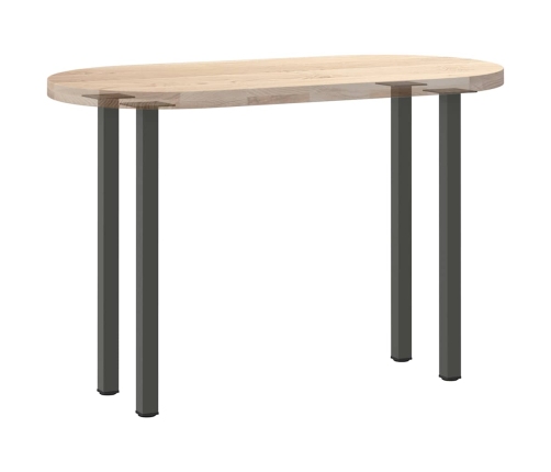 Patas para mesa de centro 4 uds acero antracita 72-74 cm