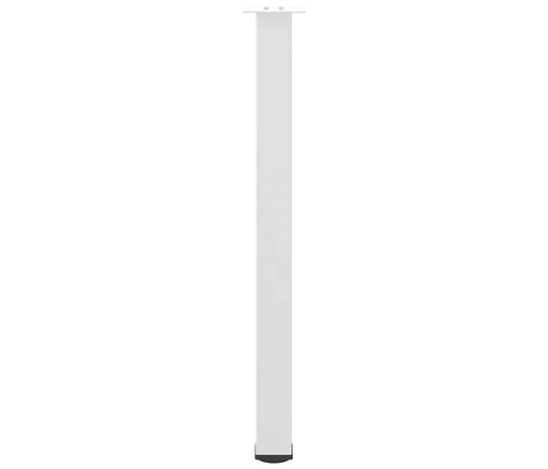 Patas para mesa de centro 4 uds acero blanco 90-92 cm