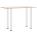 Patas para mesa de centro 4 uds acero blanco 90-92 cm