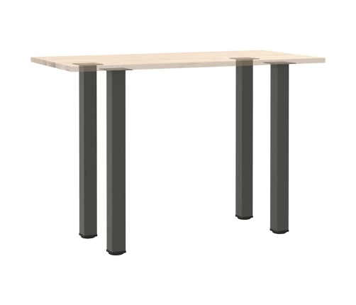 Patas para mesa de centro 4 uds acero antracita 90-92 cm