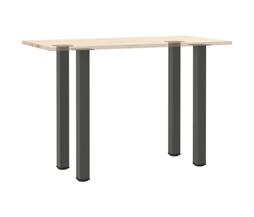 Patas para mesa de centro 4 uds acero antracita 100-102 cm