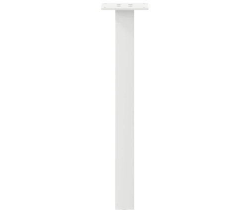 Patas para mesa de centro 4 uds acero blanco 42 cm