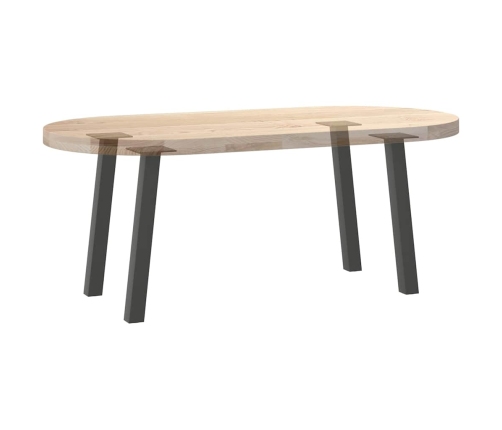 Patas para mesa de centro 4 uds acero antracita 42 cm