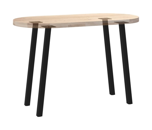 Patas para mesa de centro 4 uds acero negro 72 cm