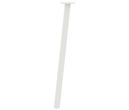 Patas para mesa de centro 4 uds acero blanco 72 cm