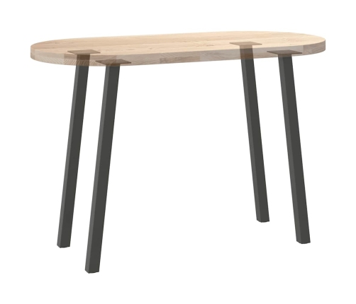 Patas para mesa de centro 4 uds acero antracita 72 cm