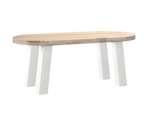 Patas para mesa de centro 4 uds acero blanco 30 cm