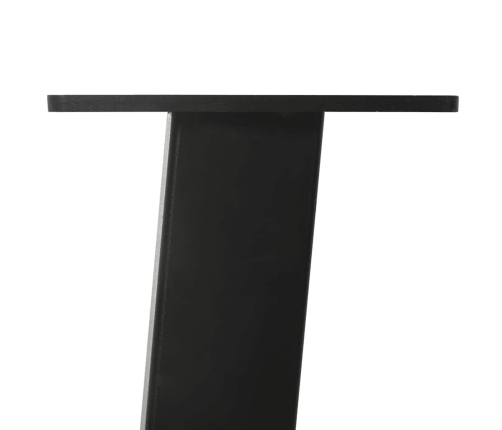 Patas para mesa de centro 4 uds acero negro 42 cm