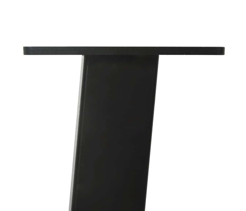 Patas para mesa de centro 4 uds acero negro 72 cm