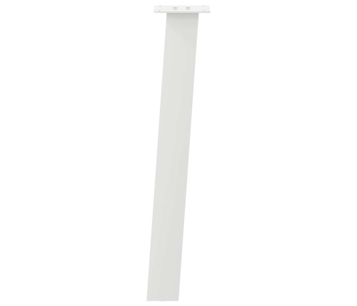 Patas para mesa de centro 4 uds acero blanco 72 cm