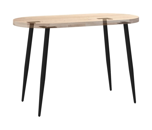 Patas para mesa de centro cónicas 4 uds acero negro 72-73 cm