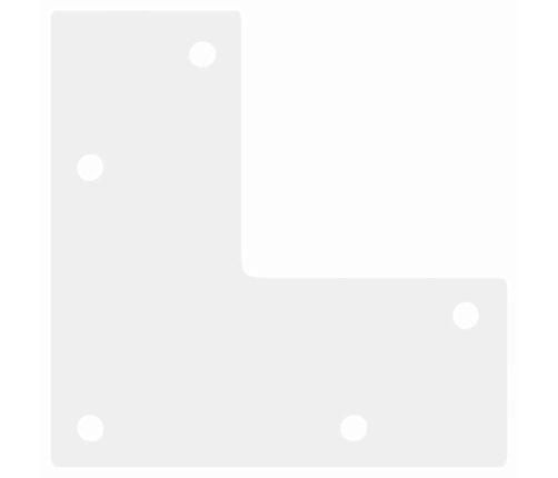 Patas para mesa de centro cónicas 4 uds acero blanco 72-73 cm