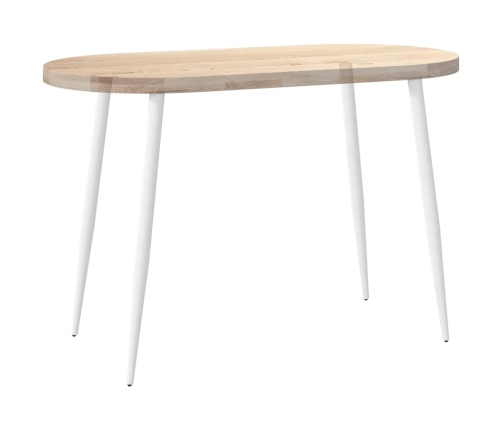 Patas para mesa de centro cónicas 4 uds acero blanco 72-73 cm