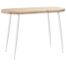 Patas para mesa de centro cónicas 4 uds acero blanco 72-73 cm