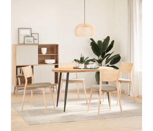 Patas para mesa de centro cónicas 4 uds acero antracita 72-73cm