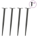 Patas para mesa de centro cónicas 4 uds acero antracita 72-73cm
