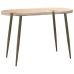 Patas para mesa de centro cónicas 4 uds acero natural 72-73cm