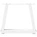 Patas para mesa de comedor forma V 2 uds blanco 30x(30-31,3) cm