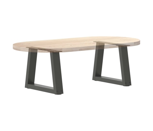 Patas para mesa comedor forma V 2 uds antracita 40x(30-31,3) cm